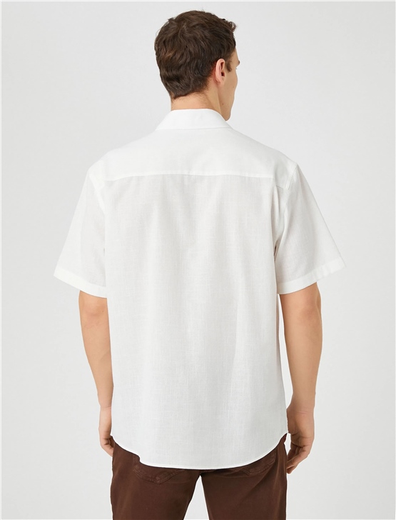 پیراهن آستین کوتاه مردانه کد 3SAM60012HW