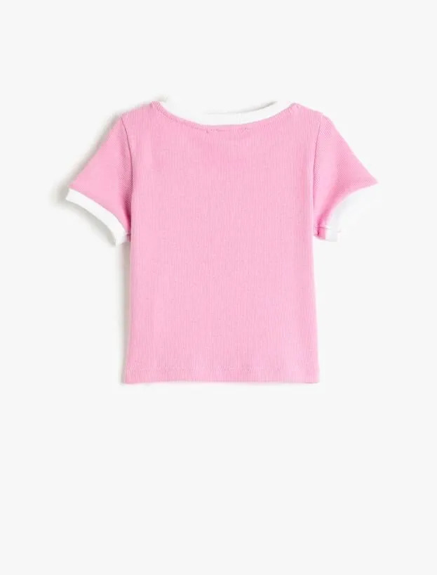 تی شرت آستین کوتاه بچگانه دخترانه کد 3SKG10299AK