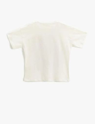 تی شرت آستین کوتاه بچگانه دخترانه کوتون Koton کد 3SKG10304AK