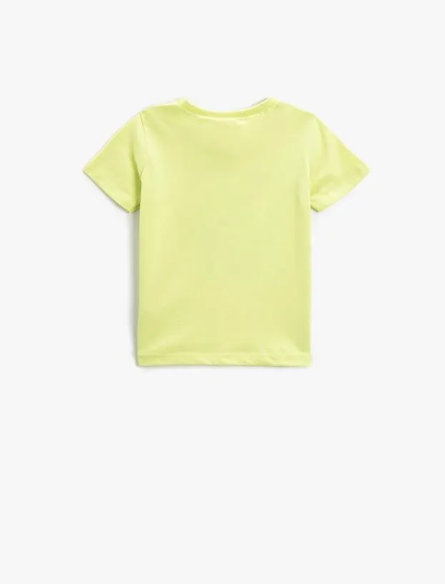 تی شرت آستین کوتاه نوزادی پسرانه کد 3SMB10039TK
