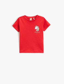 تی شرت آستین کوتاه نوزادی دخترانه کد 3SMG10015AK