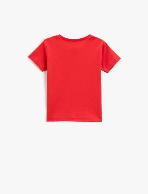 تی شرت آستین کوتاه نوزادی دخترانه کد 3SMG10015AK