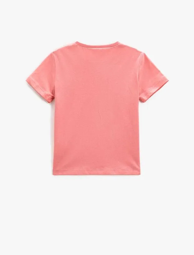 تی شرت آستین کوتاه بچگانه دخترانه کد 3SKG10253AK