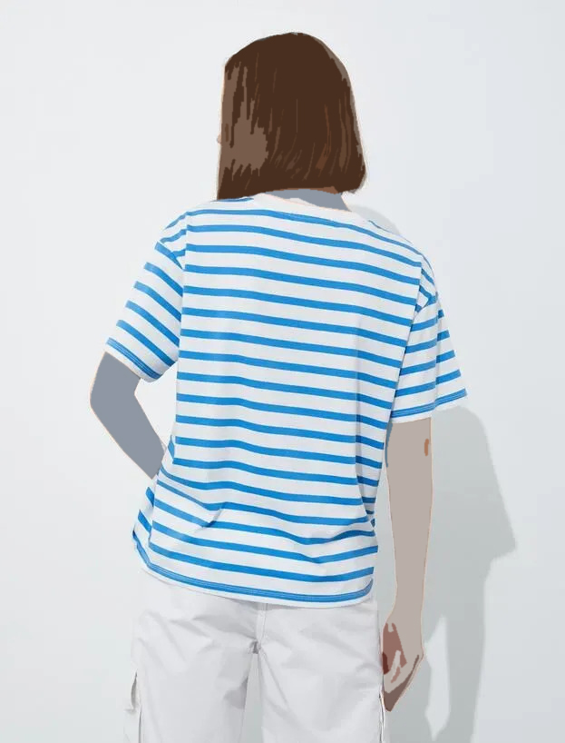 تی شرت آستین کوتاه زنانه کد  3SAK60011UK