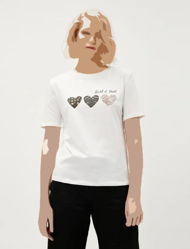 تی شرت آستین کوتاه زنانه کوتون Koton کد 3SAK50083EK