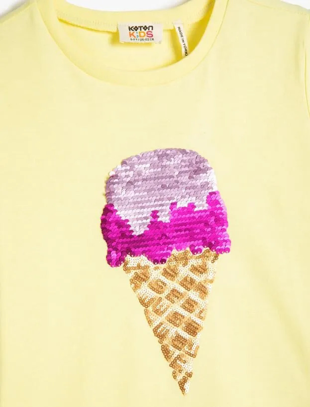 تی شرت آستین کوتاه بچگانه دخترانه کد 3SKG10124AK