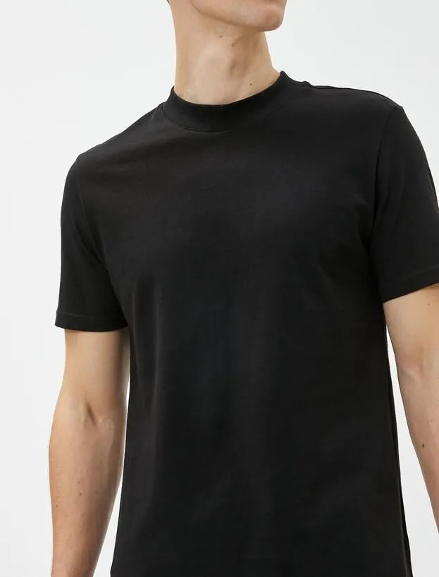 تی شرت آستین کوتاه بیسیک مردانه کد 3SAM10993HK