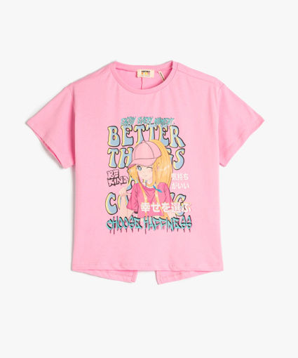 تی شرت آستین کوتاه بچگانه دخترانه کوتون Koton کد 3SKG10446AK