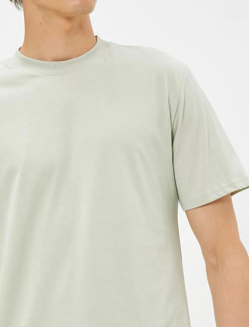 تی شرت آستین کوتاه بیسیک مردانه 4WAM10052HK