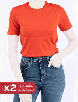 تی شرت آستین کوتاه بیسیک زنانه کوتون Koton کد 3SAK63W011W