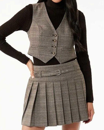 جلیقه طرح دار زنانه کوتون Koton کد 6WAK20214EW