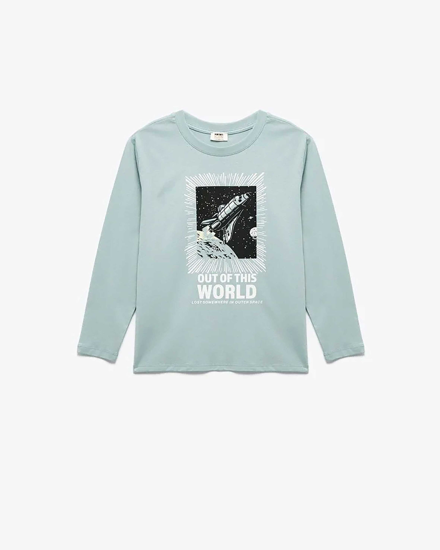 تی شرت آستین بلند  پسرانه کوتون Koton کد 6WKB10238TK