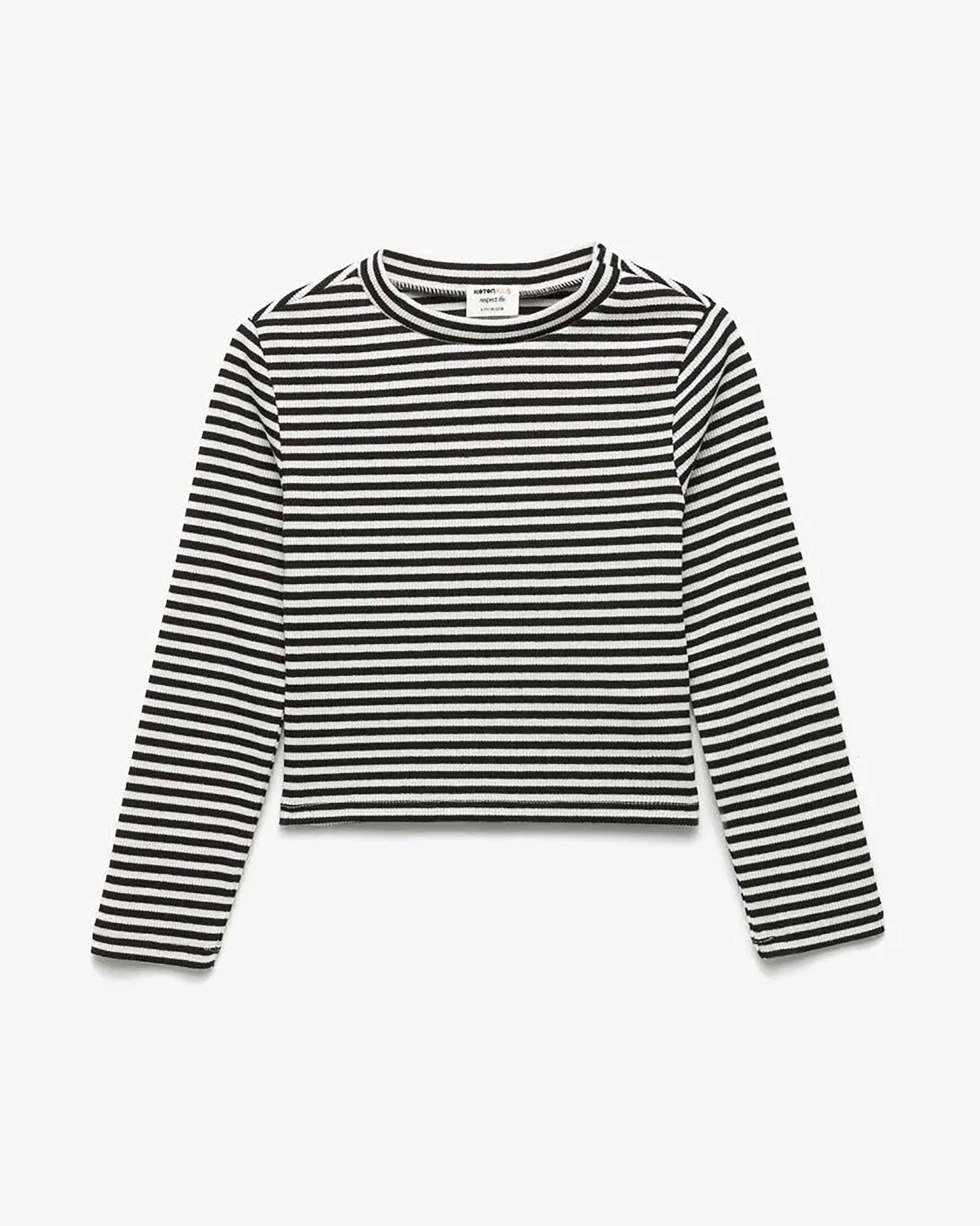 تی شرت آستین بلند  دخترانه کوتون Koton کد 6WKG10291AK