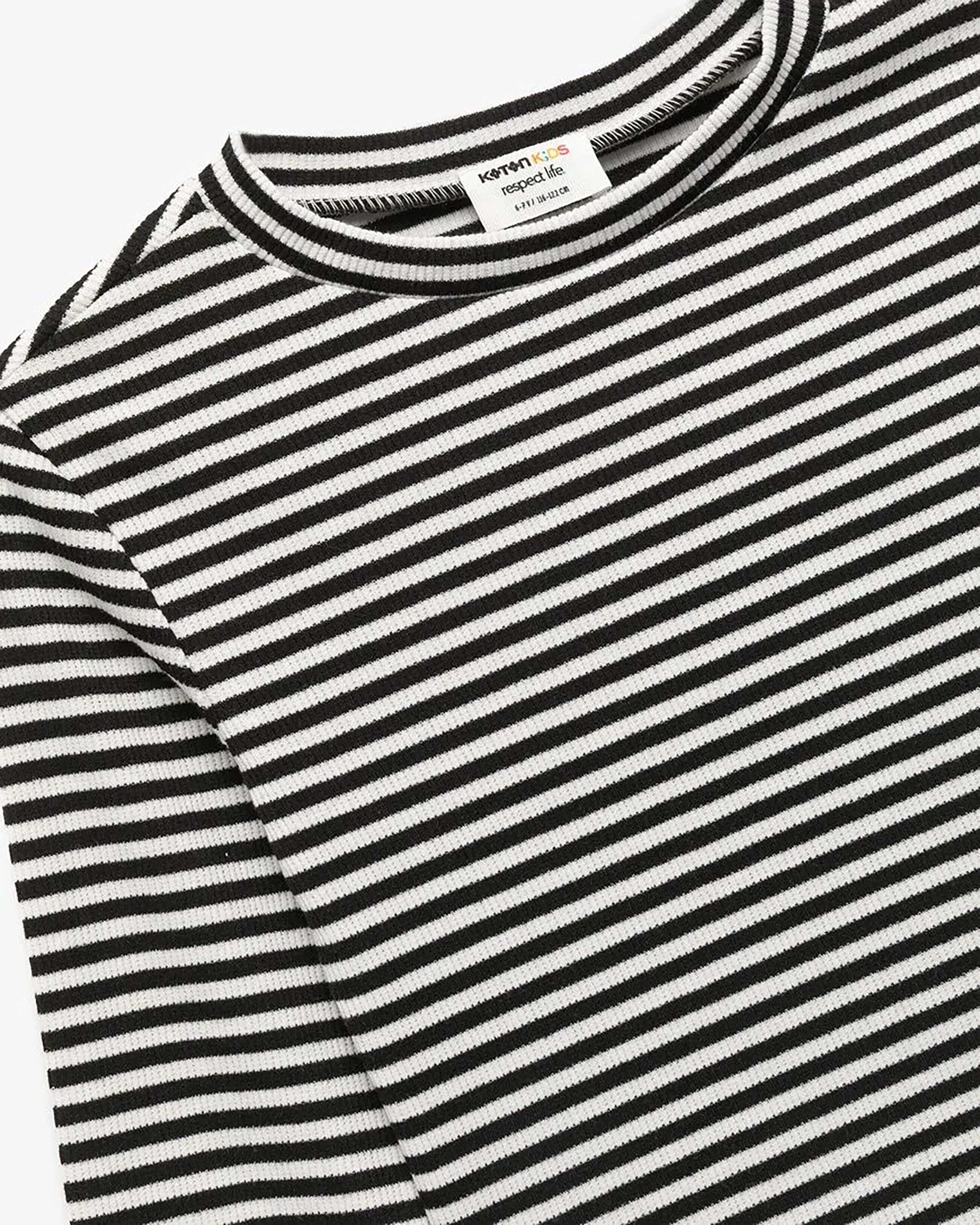 تی شرت آستین بلند  دخترانه کوتون Koton کد 6WKG10291AK