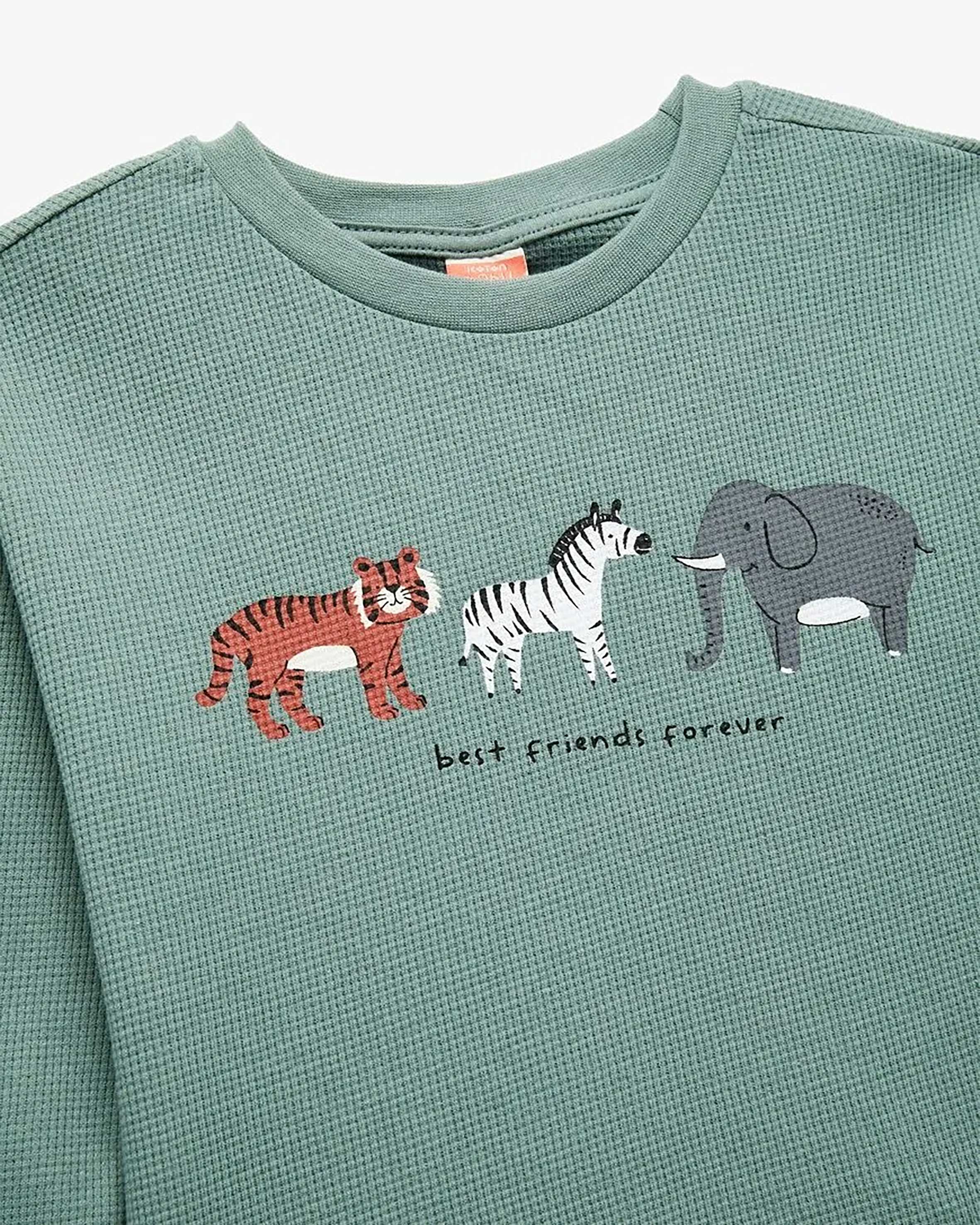 تی شرت آستین بلند  نوزاد پسر کوتون Koton کد 6WMB10206TK