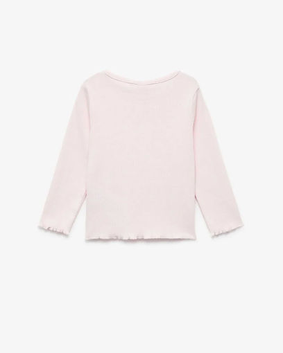 خرید تی شرت آستین بلند  نوزاد دختر کوتون Koton کد 6WMG10057AK تی شرت آستین بلند  نوزاد دختر کوتون Koton کد 6WMG10057AK