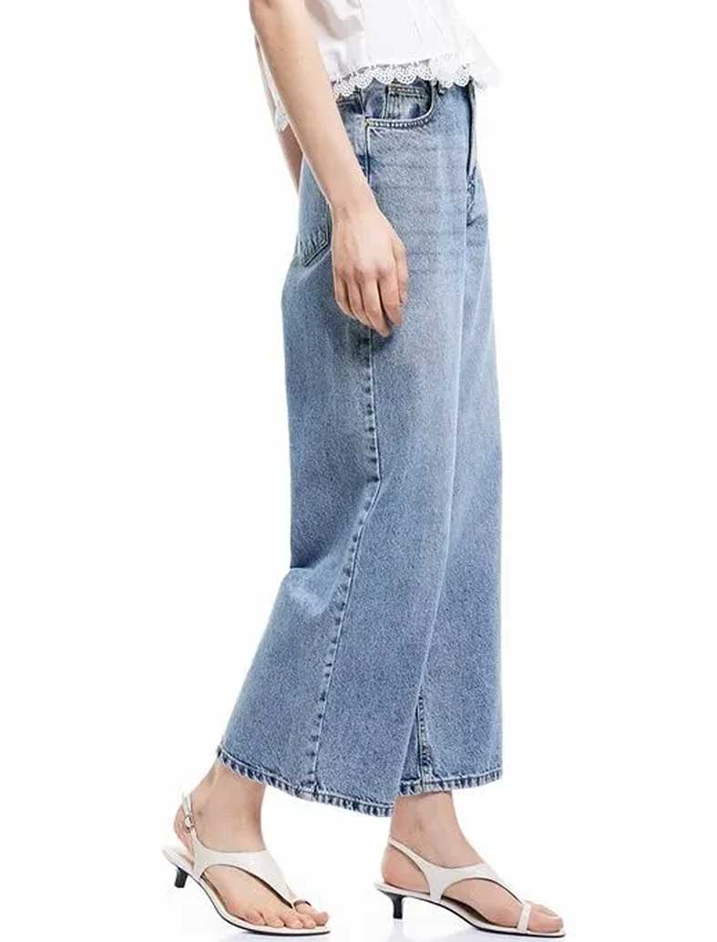 شلوار جین واید  زنانه کوتون Koton کد 5SAL40020MD