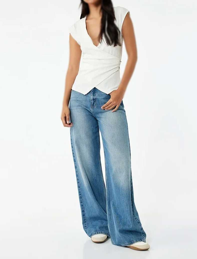 تی شرت زنانه کوتون Koton کد 6WAL10398IK