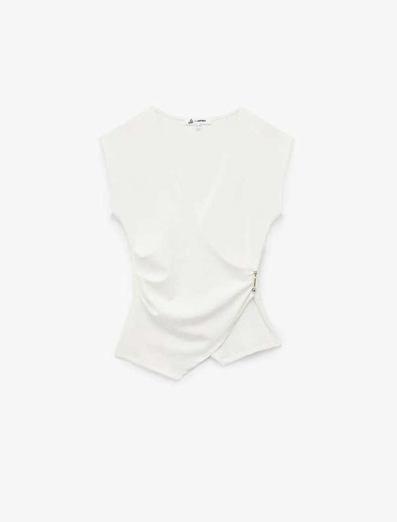 تی شرت زنانه کوتون Koton کد 6WAL10398IK