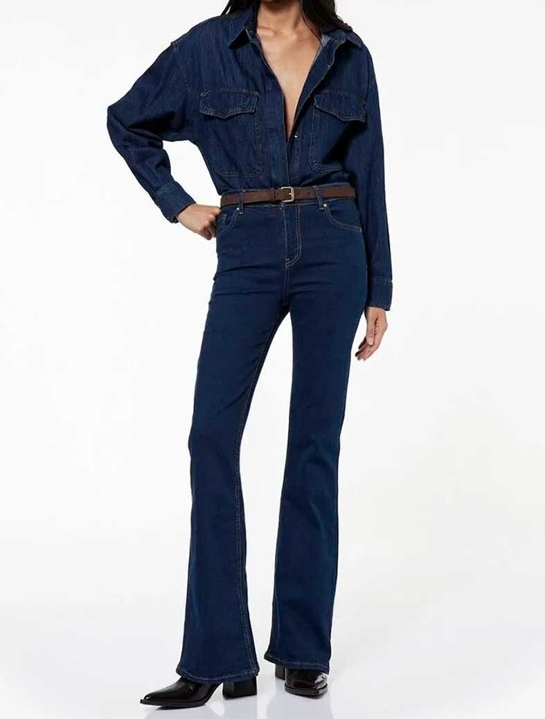 شلوار جین بوت کات زنانه کوتون Koton کد 6WAL40016MD