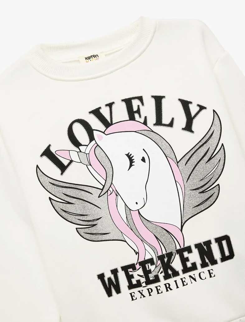 سویشرت دخترانه کوتون Koton کد 6WKG10071AK