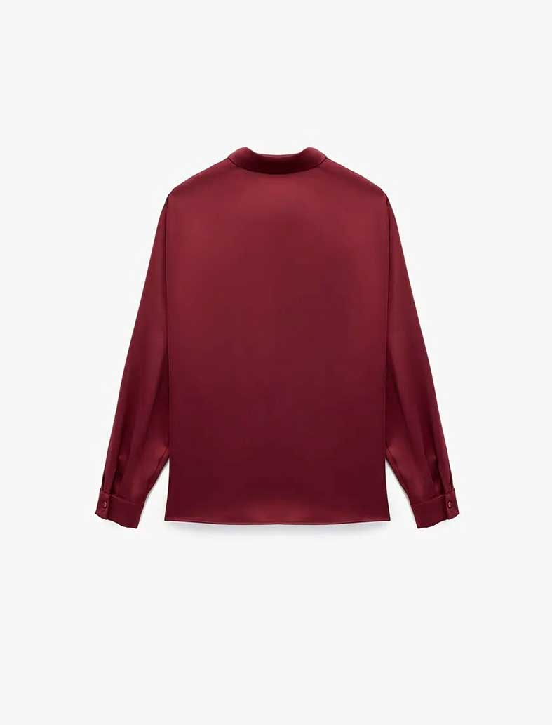 شومیز ساتن زنانه کوتون Koton کد 6WAK60030UW