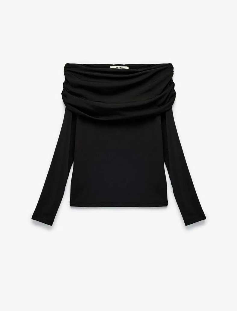 تی شرت زنانه کوتون Koton کد 6WAK80032EK