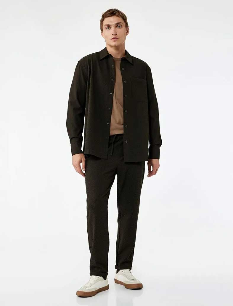 شلوار کتان مردانه کوتون Koton کد 6WAM40089HW