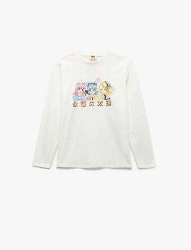 تی شرت دخترانه کوتون Koton کد 6WKG10024AK