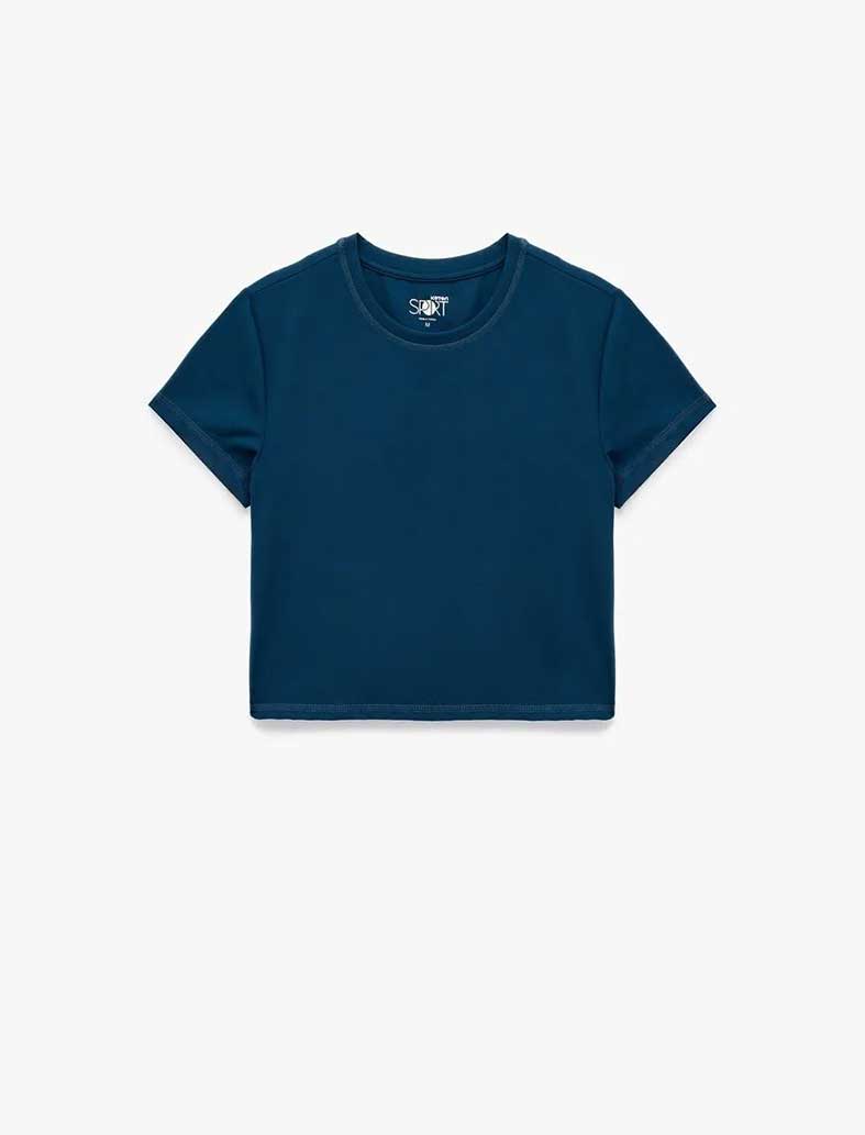 تی شرت ورزشی زنانه کوتون Koton کد 6WAK10179NK