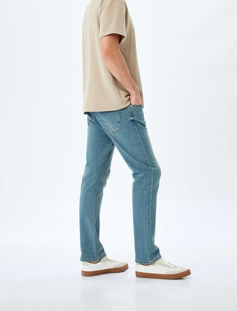 شلوار جین  استریت مردانه کوتون Koton کد 5SAM40041ND