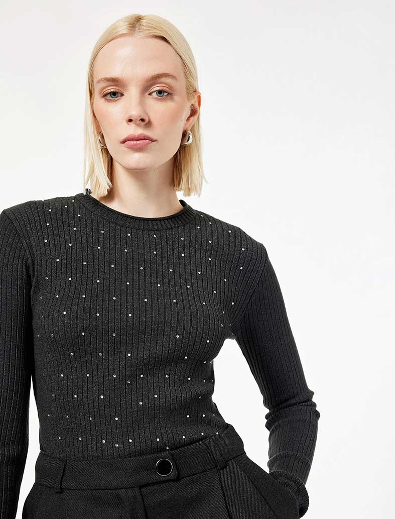 بافت طرح دار  زنانه کوتون Koton کد 6WAK90150HT