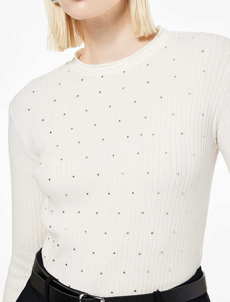 بافت طرح دار  زنانه کوتون Koton کد 6WAK90150HT