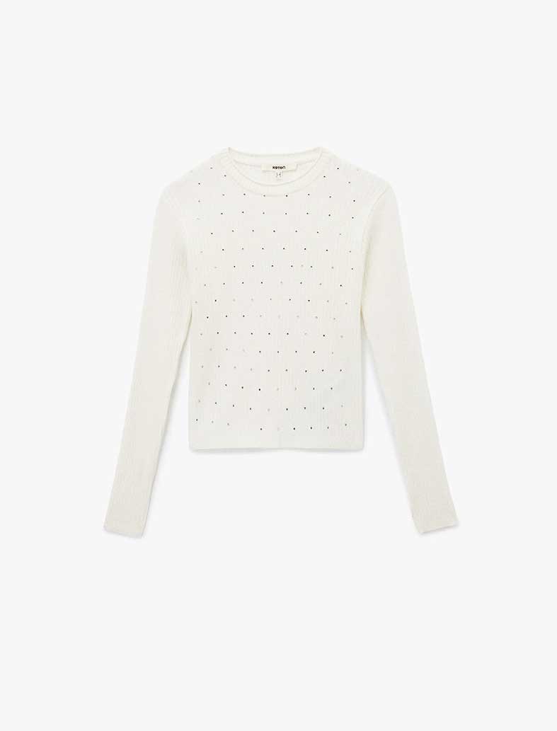 بافت طرح دار  زنانه کوتون Koton کد 6WAK90150HT