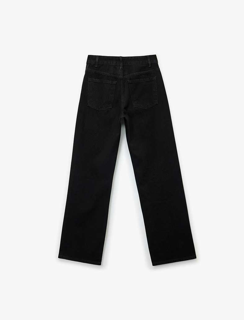 شلوار جین طرح دار استریت زنانه کوتون Koton کد 6WAL40138MD