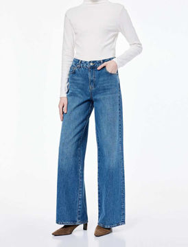 شلوار جین واید زنانه کوتون Koton کد 6WAL40196MD