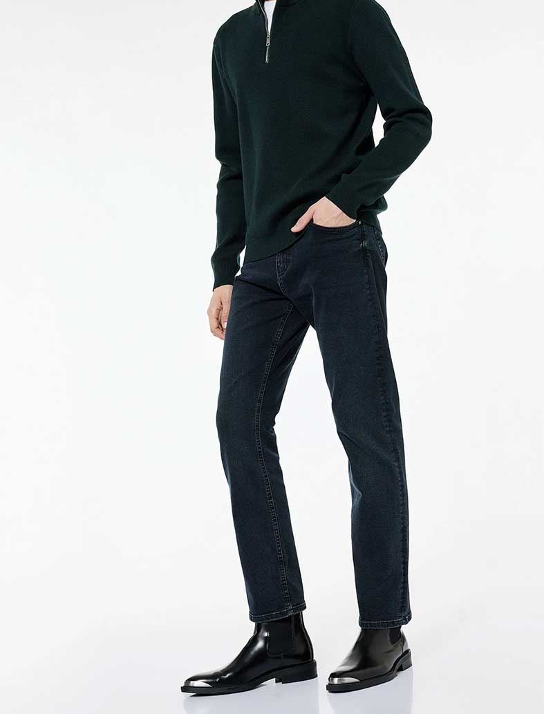 شلوار جین استریت فیت مردانه کوتون Koton کد 6WAM40025ID