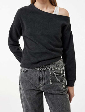 تی شرت زنانه کوتون Koton کد 6WAL10611IK