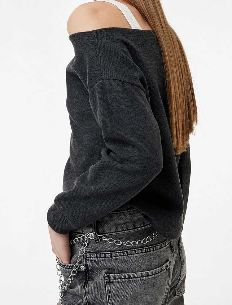 تی شرت زنانه کوتون Koton کد 6WAL10611IK