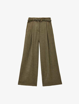 شلوار پارچه ای طرح دار زنانه کوتون Koton کد 6WAK40058EW