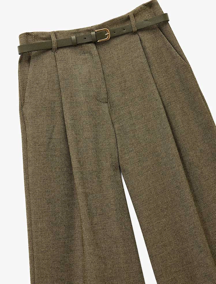 شلوار پارچه ای طرح دار زنانه کوتون Koton کد 6WAK40058EW