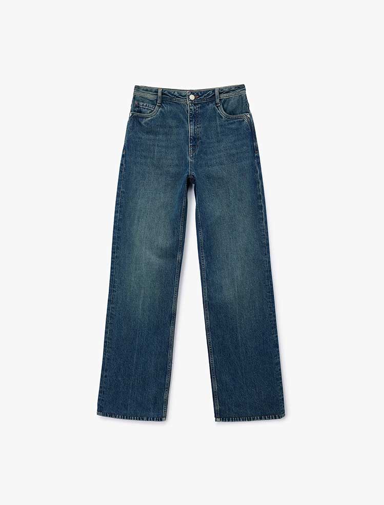 شلوار جین واید  زنانه کوتون Koton کد 6WAL40103MD