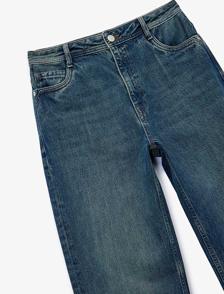 شلوار جین واید  زنانه کوتون Koton کد 6WAL40103MD