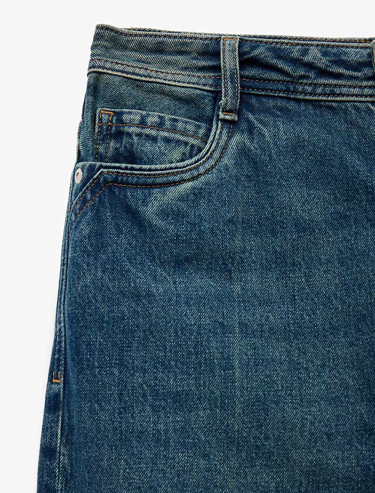 شلوار جین واید  زنانه کوتون Koton کد 6WAL40103MD