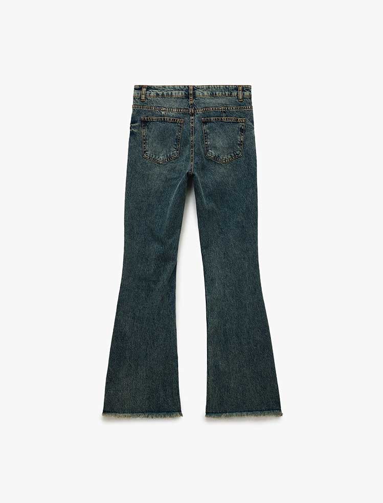 شلوار جین بوت کات زنانه کوتون Koton کد 6WAL40141MD