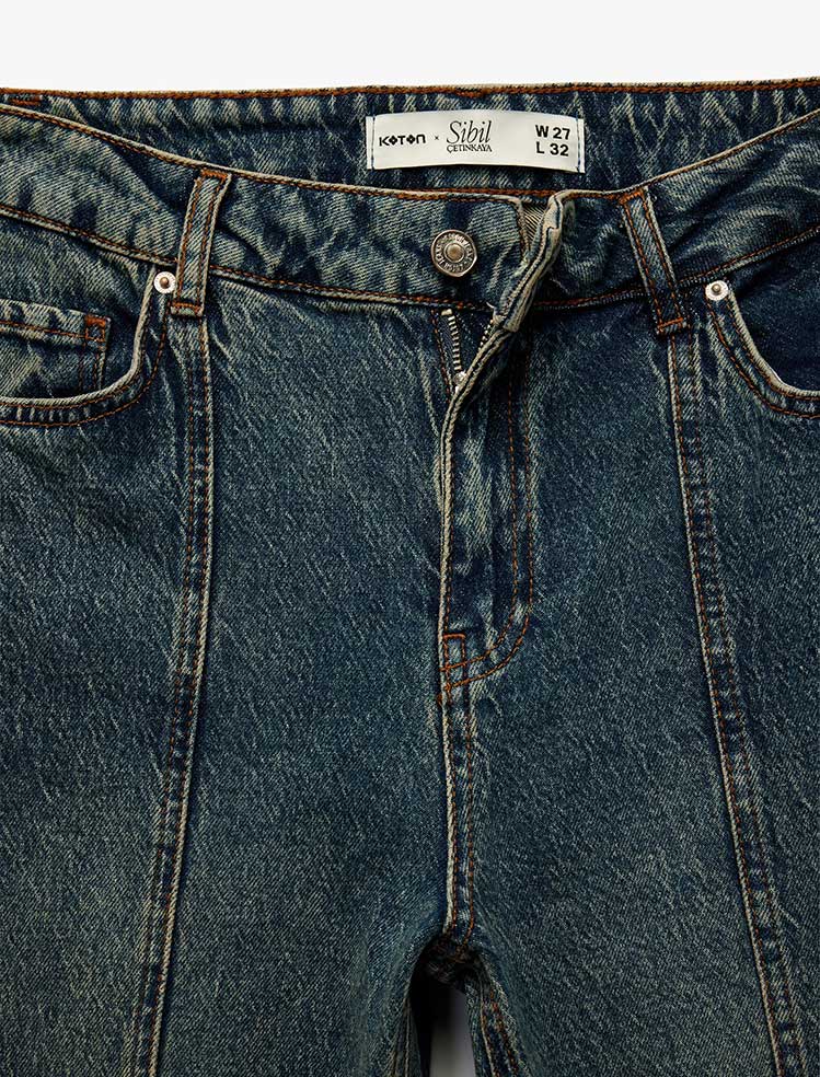 شلوار جین بوت کات زنانه کوتون Koton کد 6WAL40141MD