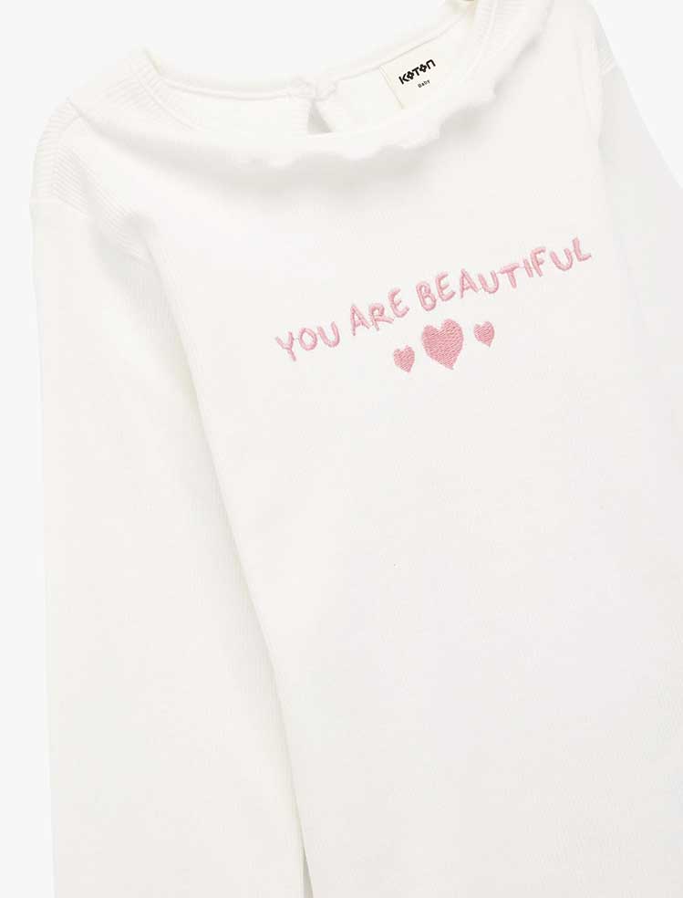 تی شرت نوزاد دختر  کوتون Koton کد 6WMG10188AK