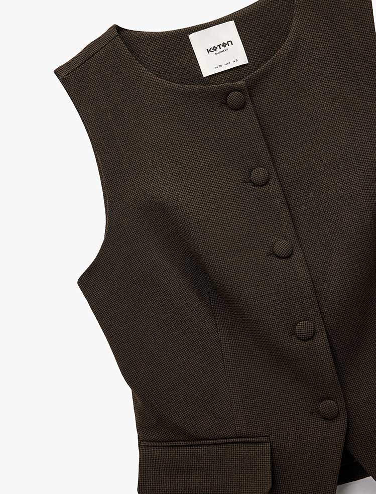 جلیقه زنانه کوتون Koton کد 6WAK20054UW