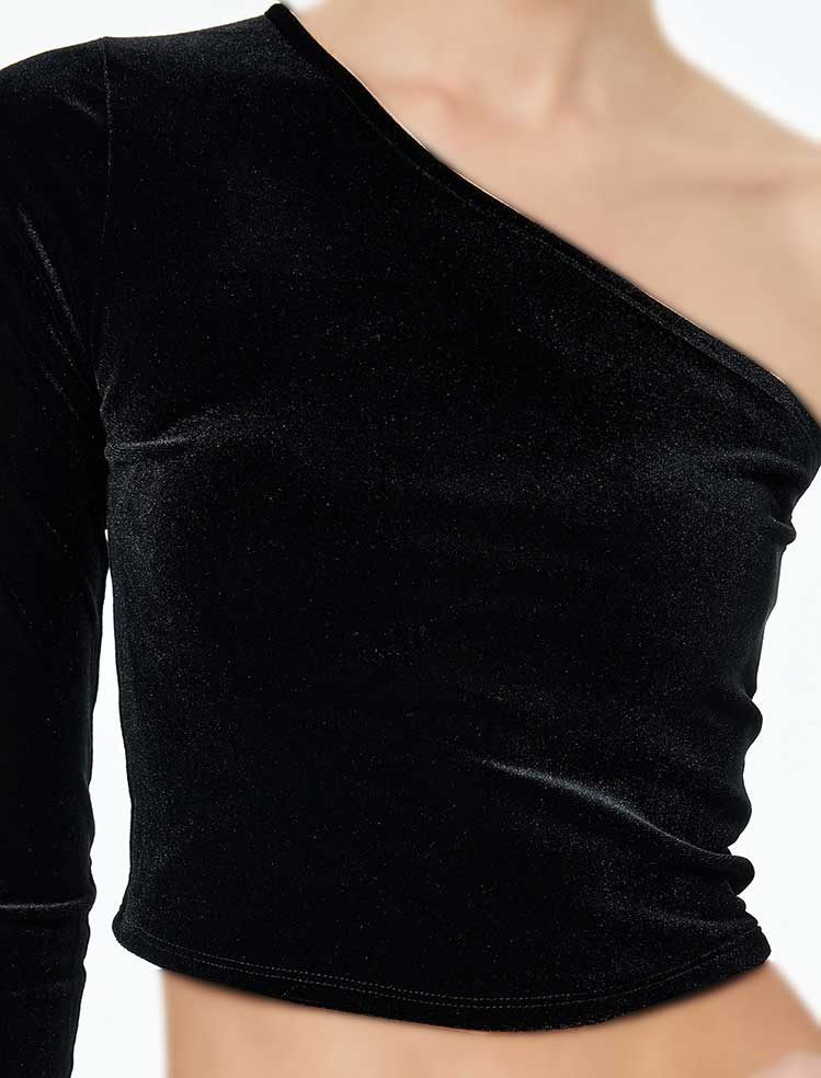 تاپ مخمل زنانه کوتون Koton کد 6WAK50056EK