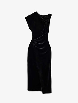 پیراهن مخمل زنانه کوتون Koton کد 6WAK80028EK